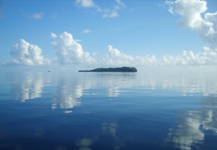 Calm ocean waters representing climate and environment conservation