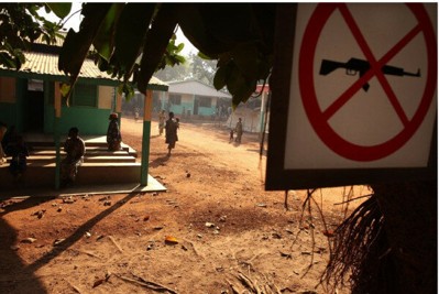 Doctors Without Borders clinic providing healthcare in rural Africa, demonstrating aid and development expertise